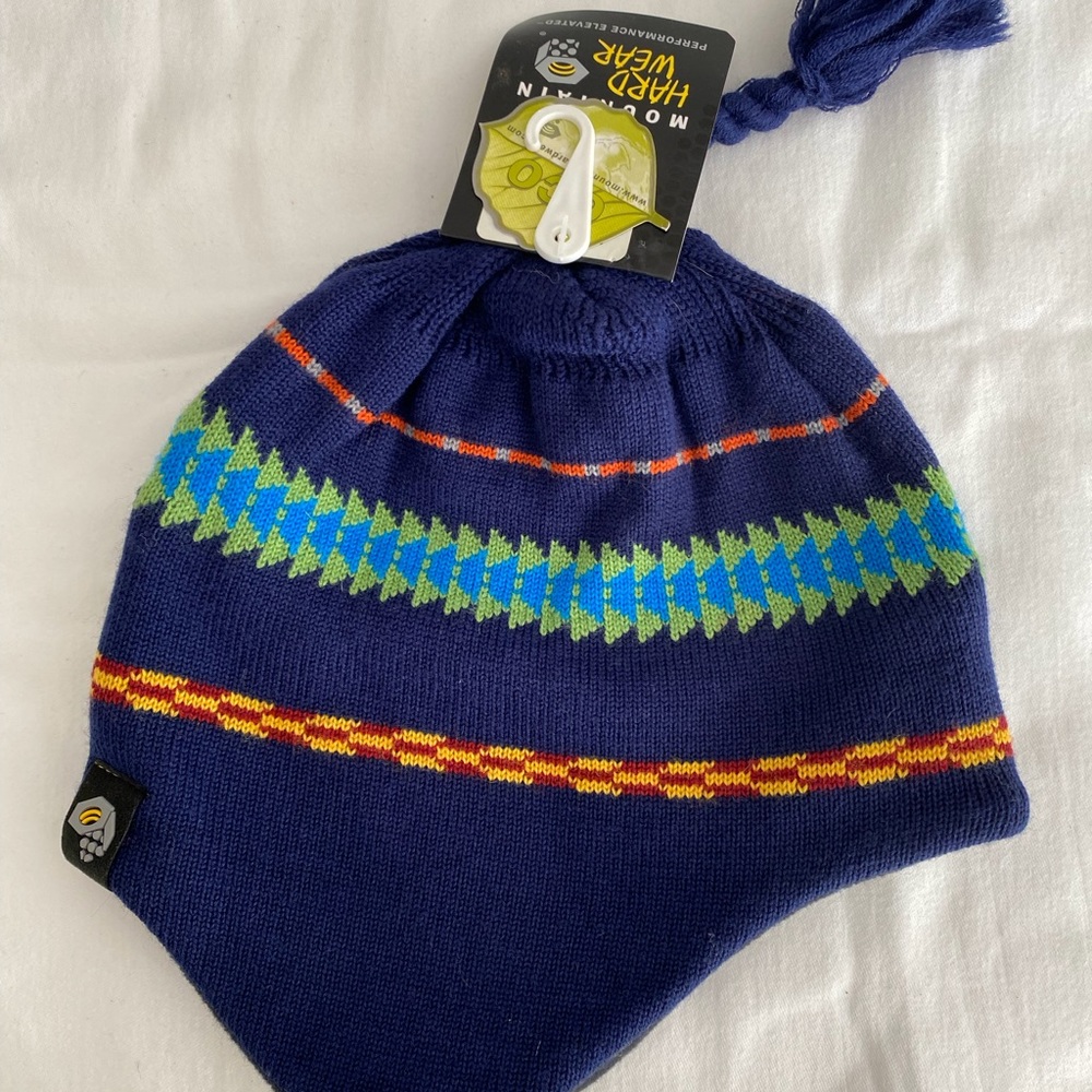 NWT kids Mountain Hardwear fleece lined winter hat